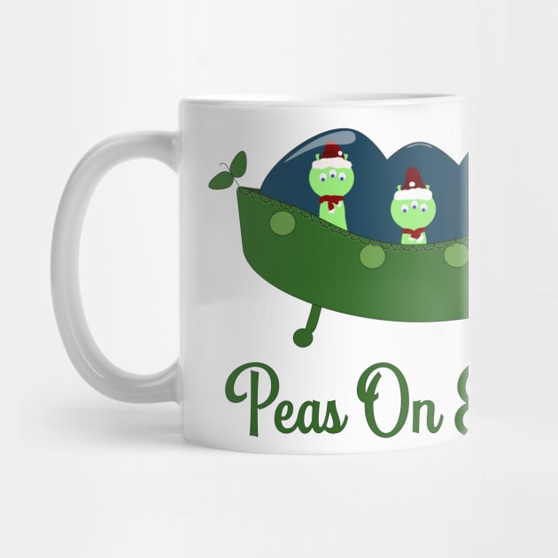 Peas on Earth Alien Holiday Design by Punderstandable